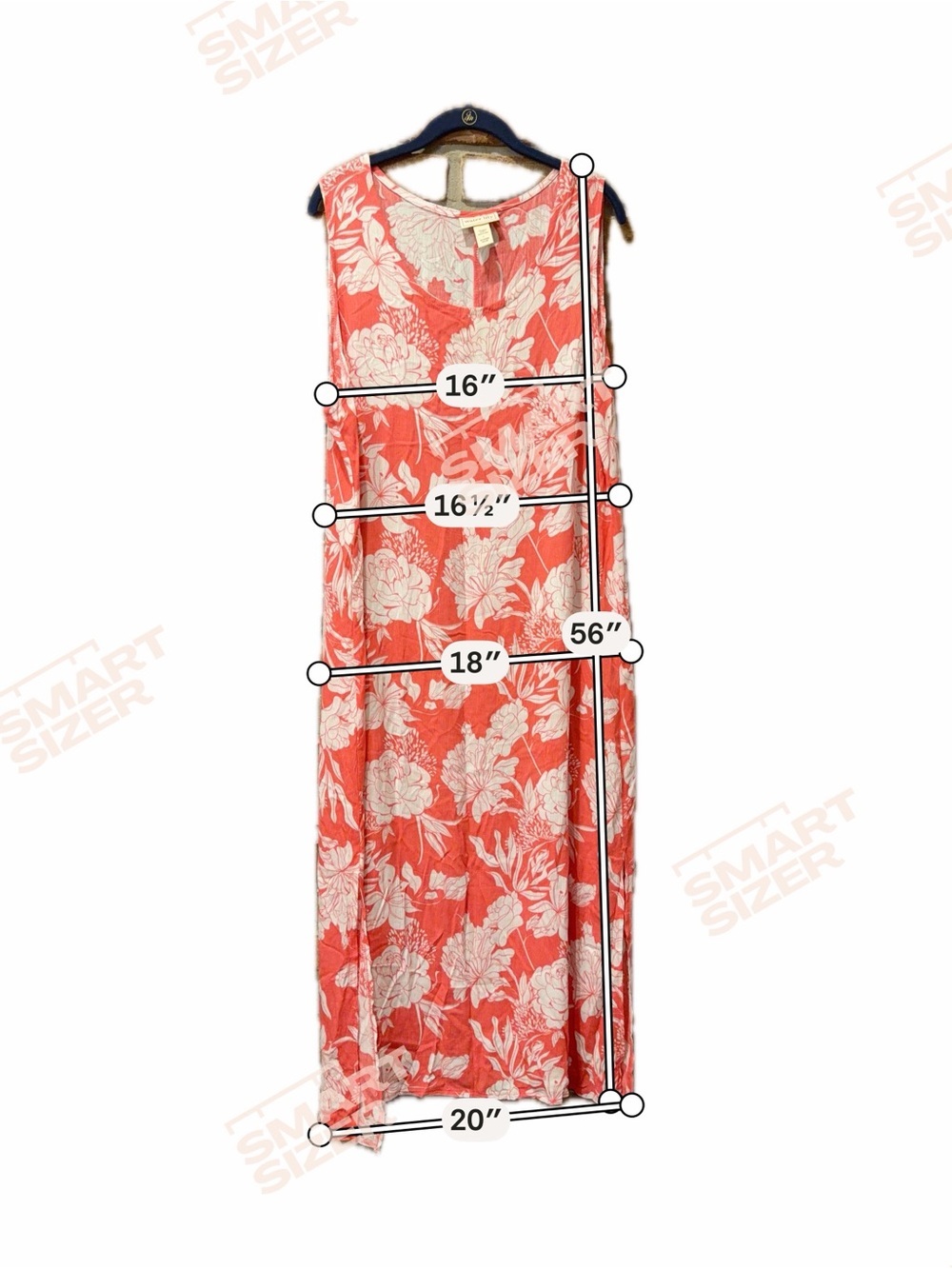 Water Lily Floral Dress Size Large 100% Rayon - Picture 5 of 5